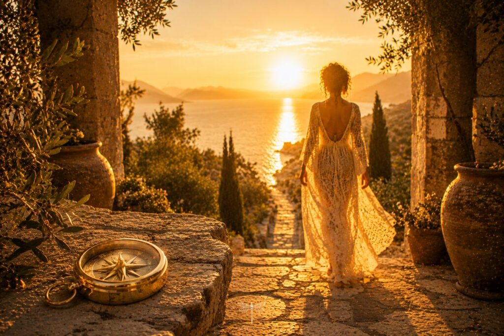 She Has A Golden Compass — poem by Alexandra Gold