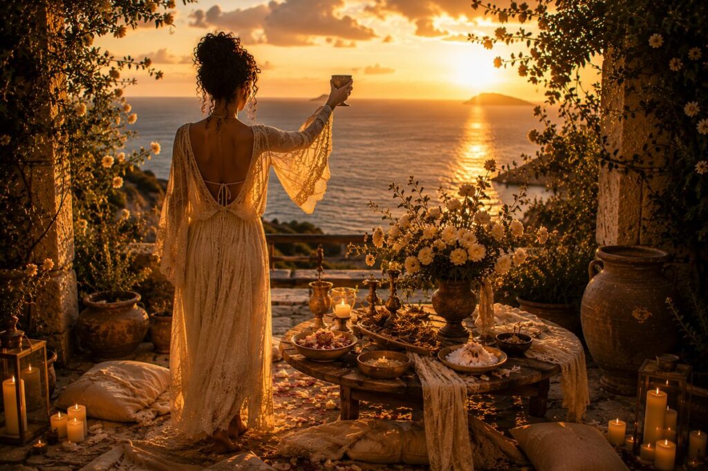 She Holds A Ritual Celebration — poem by Alexandra Gold