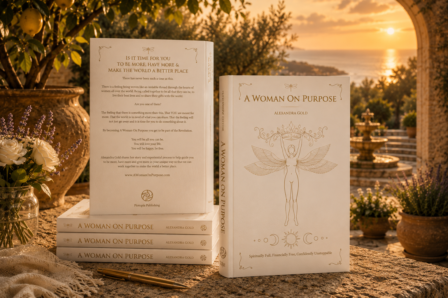 A Woman On Purpose by Alexandra Gold book cover.