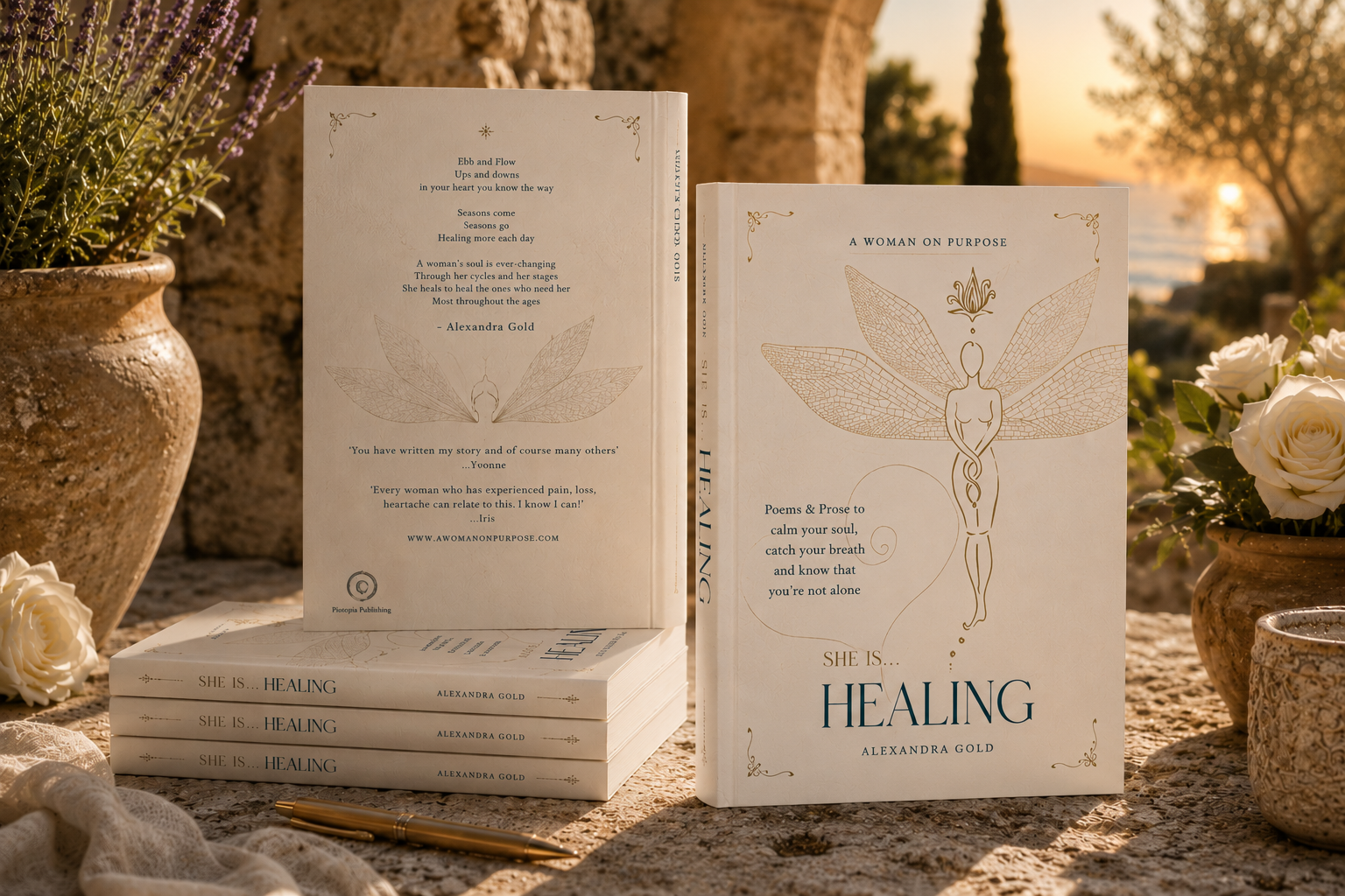 She Is Healing poetry collection by Alexandra Gold.