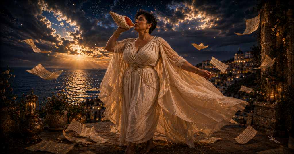 She Blows Her Own Trumpet — poem by Alexandra Gold