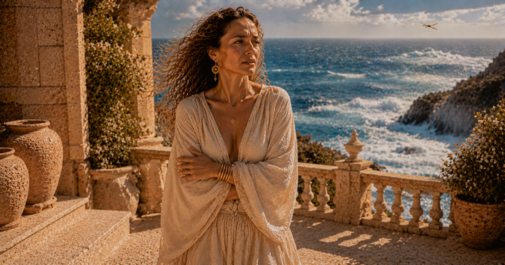 She Has A Storm Inside Her — A Woman On Purpose poem image