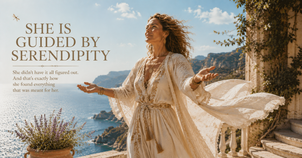 She Is Guided By Serendipity — A Woman On Purpose poem image