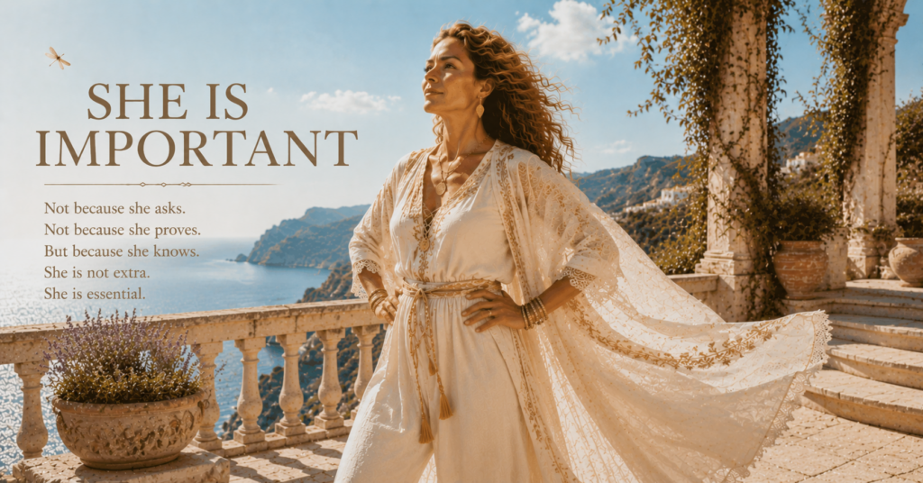 She Is Important — A Woman On Purpose poem image