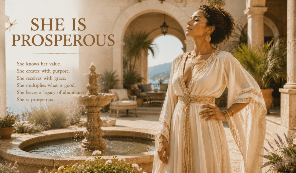 She Is Prosperous — A Woman On Purpose poem image