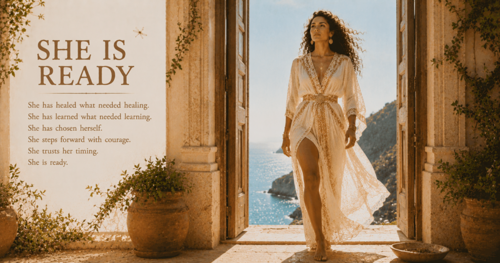 She Is Ready — A Woman On Purpose poem image