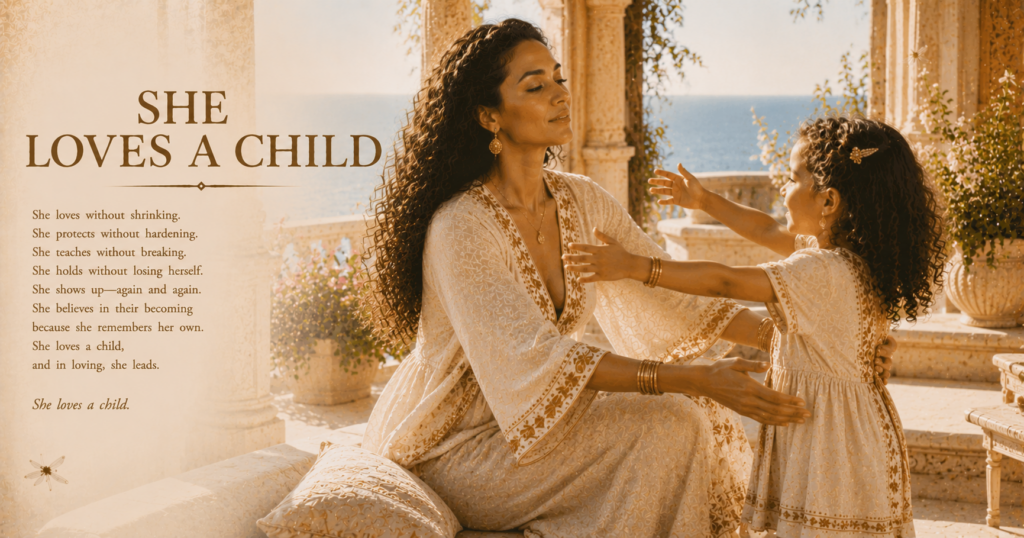 She Loves A Child — A Woman On Purpose poem image