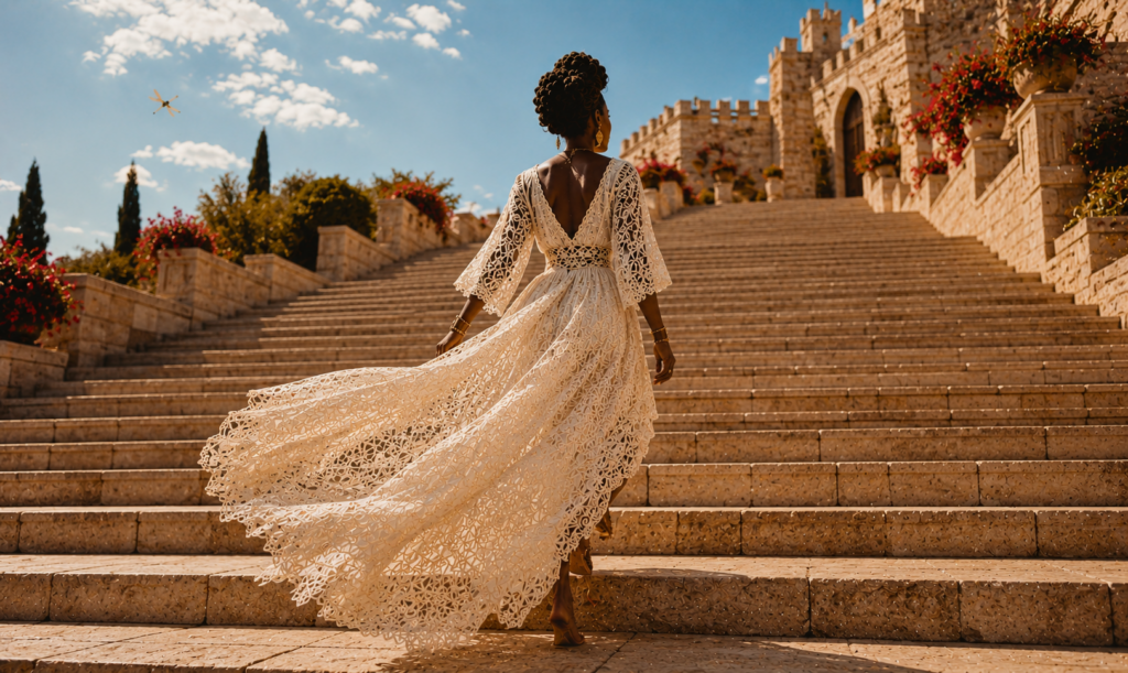 She Steps Up — A Woman On Purpose poem image